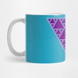 90s Triangle of Teal and Purple Mug